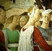 Piero della Francesca, the legend of the true cross, detail